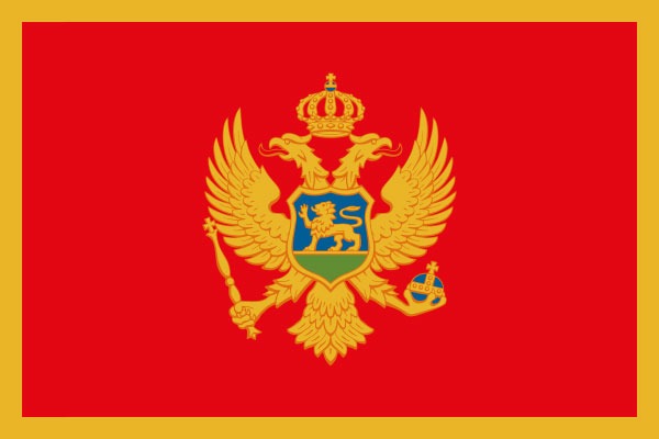 Montenegro Flagge